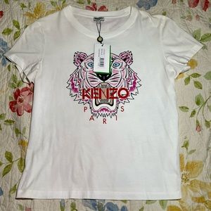 Authentic Kenzo Classic Tiger Icon Crew Neck T-Shirt